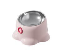 Tilted Pet Food Bowl Cat Water Feeding Bowl With Stable Base Prevents Tipping Ideal For Indoor And Outdoor Use Suitable For Large Medium And Small Cats Octopus Shape Bowl Holder Perfect For Backyard