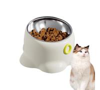 Tilted Pet Food Bowl Cat Water Feeding Bowl With Stable Base Prevents Tipping Ideal For Indoor And Outdoor Use Suitable For Large Medium And Small Cats Octopus Shape Bowl Holder Perfect For Backyard