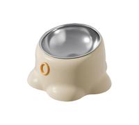 Tilted Pet Food Bowl Cat Water Feeding Bowl With Stable Base Prevents Tipping Ideal For Indoor And Outdoor Use Suitable For Large Medium And Small Cats Octopus Shape Bowl Holder Perfect For Backyard