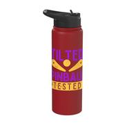 Tilted Pinball Has A Tested Pinball Arcade Game Stainless Steel Insulated Water Bottle
