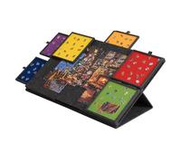 Tilting Puzzle Board, 2-in-1 Designed Stand & Cover Portable Jigsaw Puzzle Table with 6 Drawers Lightweight Felt Jigsaw Board for Adults and Kids for 1000 Pieces Puzzle (Colorful)