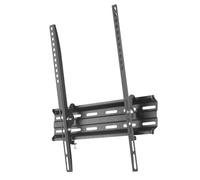 Tilting TV Wall Mount 165 cm (65 inches) up to 35 kg, Wall Distance 2.8 cm | TV wall mount black, VESA 100 x 100 to VESA 400 x 400, low wall clearance, with Fischer dowels and drilling template