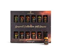 Tilz, Hot Sauce Gift Set -12pk Chilli Sauce Gift Set |Spicy Hot Sauce, Christmas Food Gifts For Men, Women, BBQ, Wings Jalapeno, Habanero, Scotch Bonnet |Adult Christmas Gifts, Birthday Present, Vegan