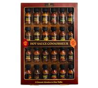 Tilz, Hot Sauce Gift Set - 24 Chilli Sauce Gift Set |Christmas Food Gifts For Men Women, Cayenne, Sriracha, Scotch Bonne, BBQ, Chipotle|Hot Sauce Sets, Christmas Gifts, Xmas, Birthday Present Vegan