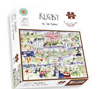 All Jigsaw Puzzles - Rugby By Tim Bulmer - 1000 Piece Puzzle For Adults, Large Puzzle 66cm X 50cm In Size. Challenging To Complete But Fun And Humorous