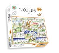 1000 Piece Puzzle For Adults - Shooting Hunting By Tim Bulmer - Large Size 66 X 50cm Challenging To Complete But Fun And Humorous