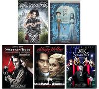Tim Burton and Johnny Depp Movie Collection: Edward Scissorhands / Sleepy Hollow / Corpse Bride / Sweeney Todd / Dark Shadows