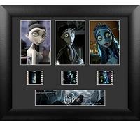Tim Burton’s Corpse Bride - FilmCells 11” x 13” Standard Framed Wall Art Presentation - Featuring Three 35 mm Film Clips and Certificate of Authenticity - Officially Licensed Movie Collectible