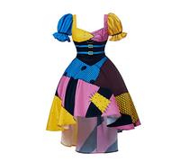 Tim Burton Sally Costume Dress Sassy Sally Costume Women Adult Plus Size (multicolour, XXL)