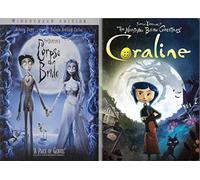 Tim Burton's Corpse Bride / Coraline (Animated Movies DVD 2-Pack)