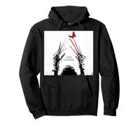 Tim Burton's Edward Scissorhands Red Butterfly Movie Poster Pullover Hoodie