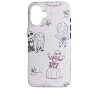 Tim Burton's The Nightmare Before Christmas Jack and Sally Case for iPhone 16