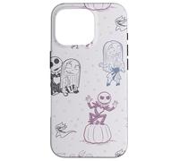 Tim Burton's The Nightmare Before Christmas Jack and Sally Case for iPhone 16 Pro