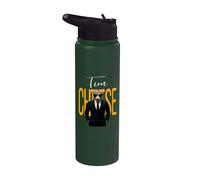 Tim Cheese - Funny Secret Agent Mouse Brainrot Slang Gaming Stainless Steel Insulated Water Bottle