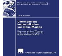 Tim Fischer Unternehmenskommunikation und Neue Medien Paperback Book Tim Fischer Multicolor