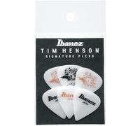 Tim Henson Signature Pick, Teardrop Shape, 1.13 mm, Polyacetal, Black and White