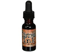 Tim Holtz 0.5 oz Distress Ink Re-Inker Spiced Marmalade, Orange