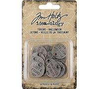 Tim Holtz 2019 Halloween Idea-Ology, Halloween Tokens