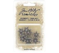 Tim Holtz 2021 Christmas Idea-Ology, Adornments Snowflakes, 94200