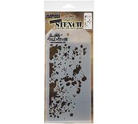 Tim Holtz 4x8 Layering Stencil - Grime #130