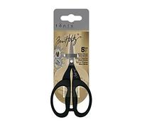 Tonic Studios Scissors, Titanium, Black, 5"