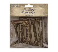 Tim Holtz Advantus Curio Frames IDEA-O 6/PKG, 0