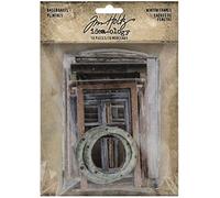 Tim Holtz - Advantus Idea-Ology Baseboard Frames 10/Pkg-Window Art Craft, Multi