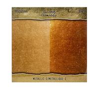 Tim Holtz - Advantus Kraft 8X8 Metallic 2, Paper, Large