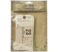Tim Holtz - Advantus SALVAGED Tags IDEA-0 25/PKG, One Size