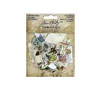 Tim Holtz - Advantus TH94049 Ephemera SNIPPETS ID FIELDNOTES, Field Notes, One Size