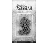 Tim Holtz - Advantus Tim Holtz Links 10PC Gears/COGS, Metal, One Size