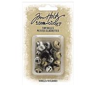 Tim Holtz Advantus Tiny Bells IDEA-O 18/PKG, Nickel & Copper
