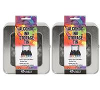 Tim Holtz Alcohol Ink Storage Tins - Pack of Two Tins