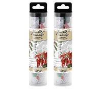 Tim Holtz Christmas 2021 by idea-Ology, Christmas Collage Paper, Bundle of 2 Packages, 12 Yards Total