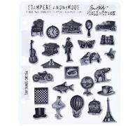Tim Holtz Cling Mounted Stamp Sets Stampers Anonymous Tiny Things Rubber Stamp
