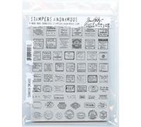 Tim Holtz Cling Rubber Stamps - Curator CMS493