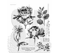 Tim Holtz Cling Rubber Stamps - French Garden CMS487