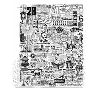 Tim Holtz Cling Rubber Stamps - Hodgepodge CMS490