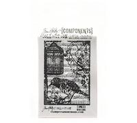 Tim Holtz Cling Stamp 2.5"X3.5"-Bird Song