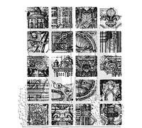 Tim Holtz Cling Stamps 7"X8.5"-Creative Blocks