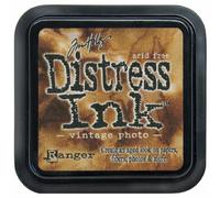 Ranger Tim Holtz DIS-19527 Distress Pad, Vintage Photo, Brown, 3 x 3 x 0.75