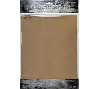 Tim Holtz Distress Kraft Heavystock 10/Pkg-8.5"X11" -TDA76384