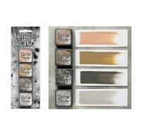 Tim Holtz Distress Mini Oxide Ink Pads 4pcs - Kit #18 Browns