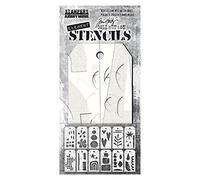Tim Holtz Element Stencils 12/Pkg-Everyday Art