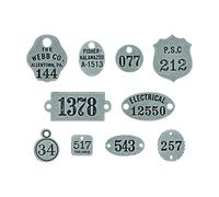 Tim Holtz Embellishments, Grey, Large