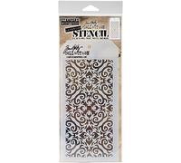 Tim Holtz Flames Stencil, Synthetic Material, 28.3 x 11.5 x 0.1 cm
