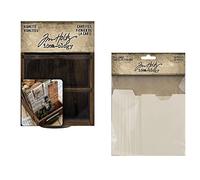 Tim Holtz Idea-Ology 2022 Vignette Card File and File Cards, Bundle of 2 Items (TH94243, TH94223)