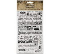 Tim Holtz Idea-Ology ADTH94047 Remnant Rub Specimen, 4.6 inch x 7.6 inch