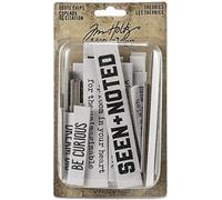 Tim Holtz Idea-Ology Chipboard Quote Chips 47/Pkg-Theories TH94045