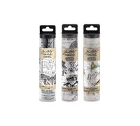 Tim Holtz Idea-Ology Collage Paper Rolls - Entomology, Botanical and Aviary - Bundle of Three Rolls